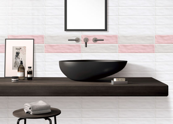 75x300mm glänzende Keramik-Wandfliesen für Badezimmer, modernes Design