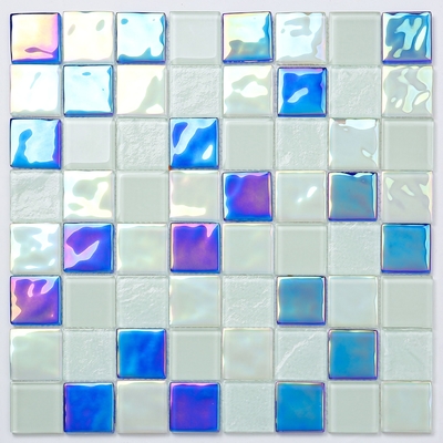 Wasserdichte Tonmosaikfliesen 303x303mm für Schwimmbäder